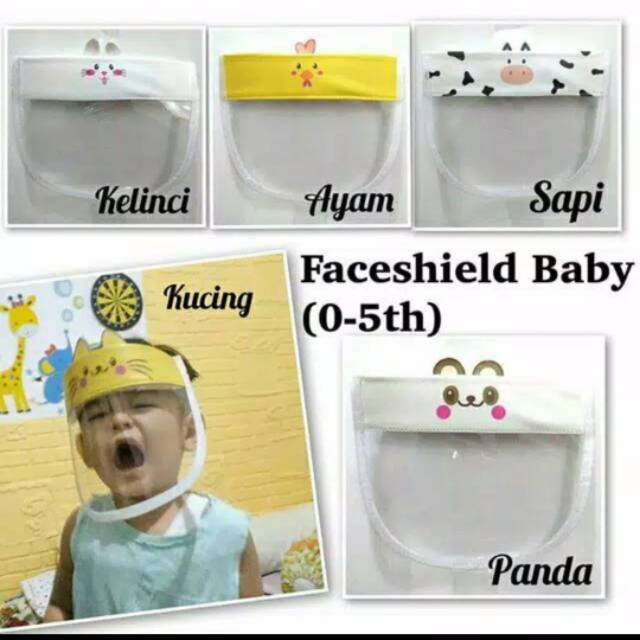 Jual Face shield baby anak 6bulan5tahun (READYbisa gojek) Shopee