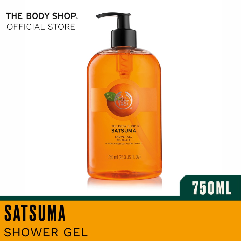 The Body Shop Satsuma Shower Gel 750ml Shopee Indonesia
