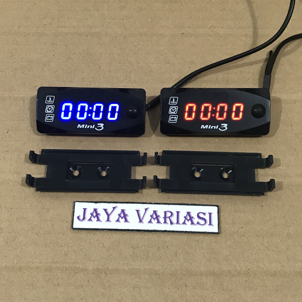 Voltmeter Aki Jam Digital Temperatur Suhu 3 In 1 Shopee Indonesia