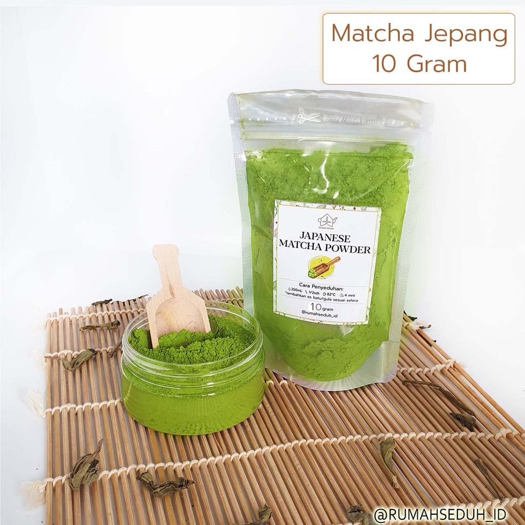 10gr Matcha Powder / 100 Premium Japanese Pure Matcha Powder / Asli