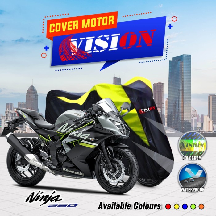 Jual P1M5 Cover Motor Vision Jumbo cbr250 Xmax ninja 250 dan motor gede