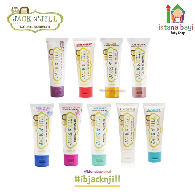 Jual Jack n Jill Toothpaste Pasta Gigi Organik Jack n Jill Pasta Gigi