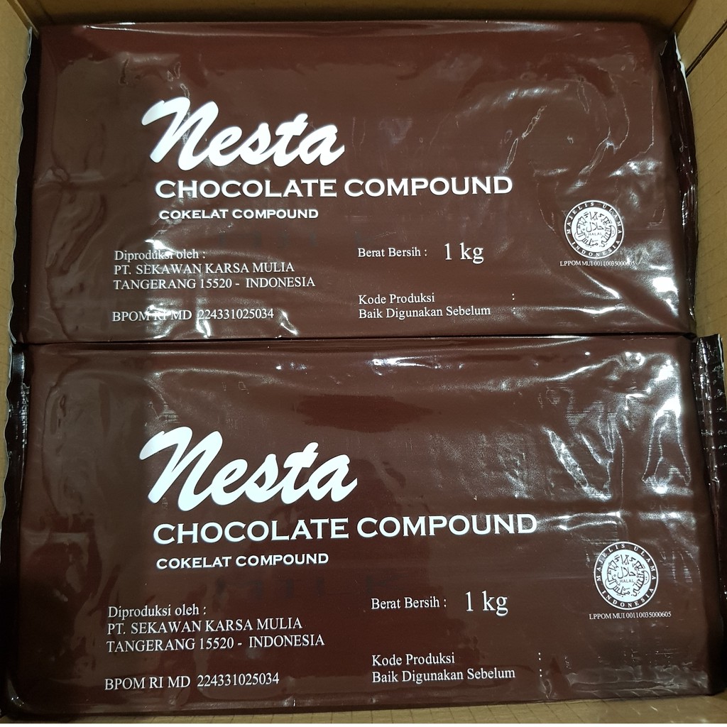 Coklat Blok NESTA MILK 1 KG Baking Chocolate bukan Asia batang GROSIR