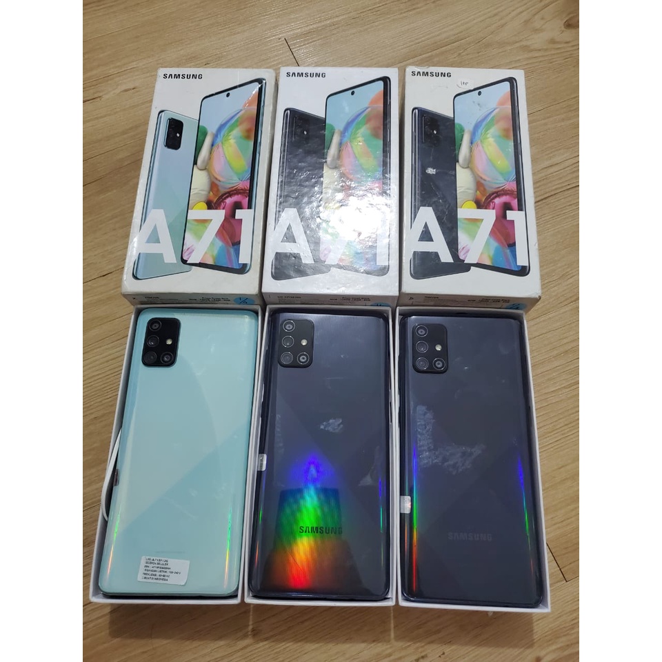 Jual Samsung Galaxy A71 8/128Gb Ex Sein Dual Sim Bekas Fullset No Minus | Shopee Indonesia