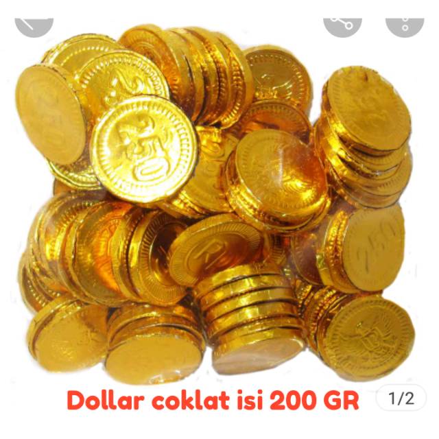 Jual (200 Gr) Coklat Dollar/Cokelat Koin Pusan | Shopee Indonesia
