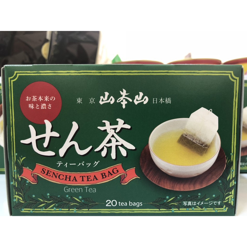 Jual YAMAMOTOYAMA SENCHA GREEN TEA BAG 40 g / Teh Hijau Celup Jepang