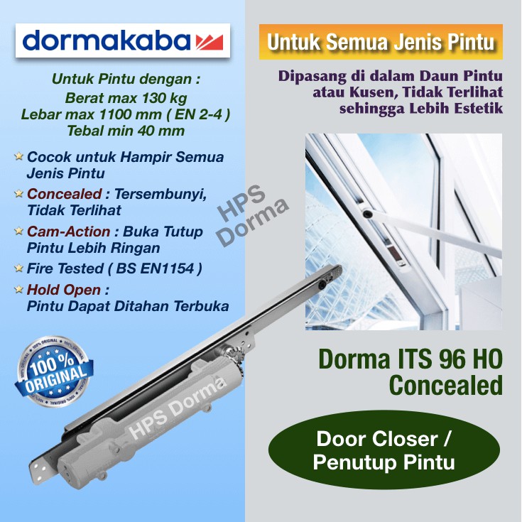 Jual Door Closer Dorma ITS 96 HO ( Concealed ) Shopee Indonesia