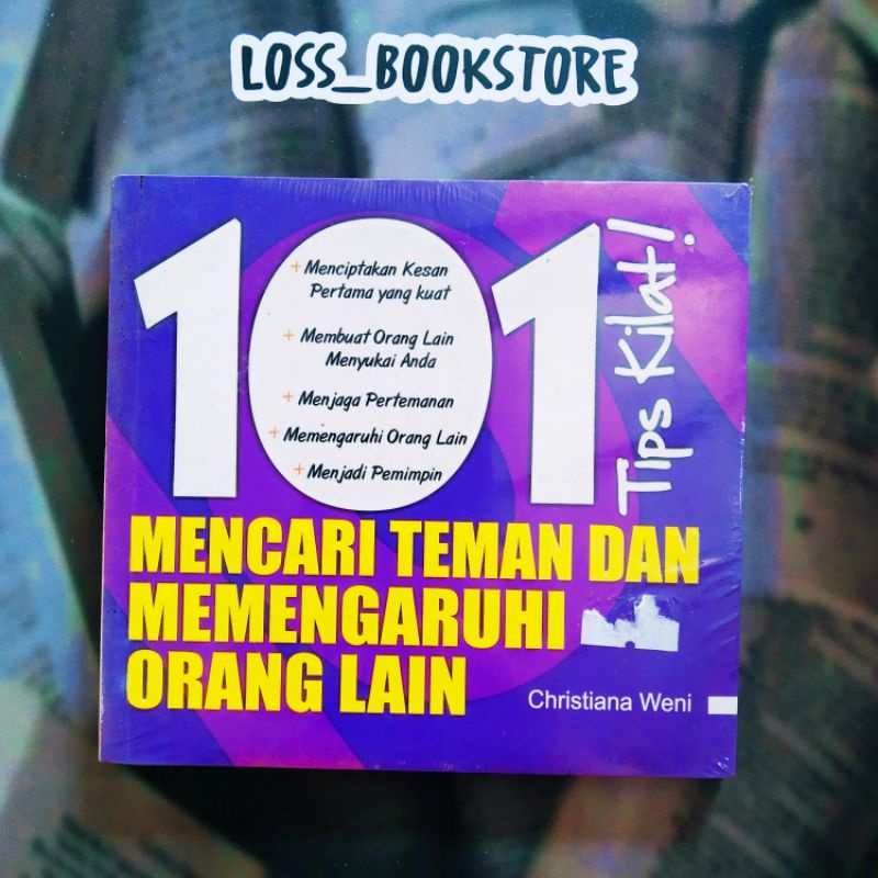 Buku 101 Tips Kilat Mencari Teman dan Memengaruhi Orang