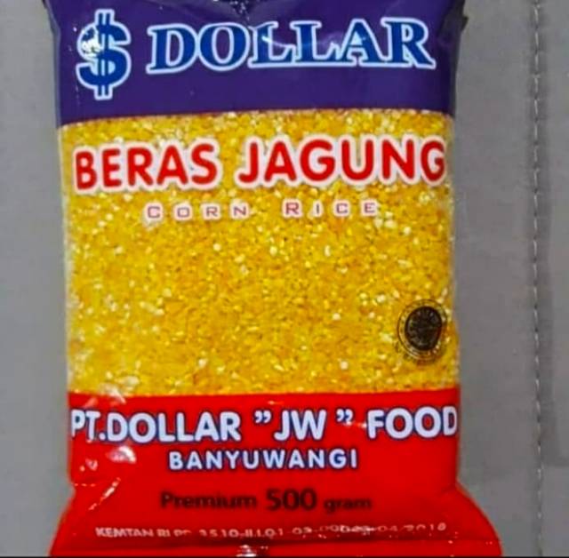 Beras Jagung Instan Merk Dollar 500 Gram Shopee Indonesia