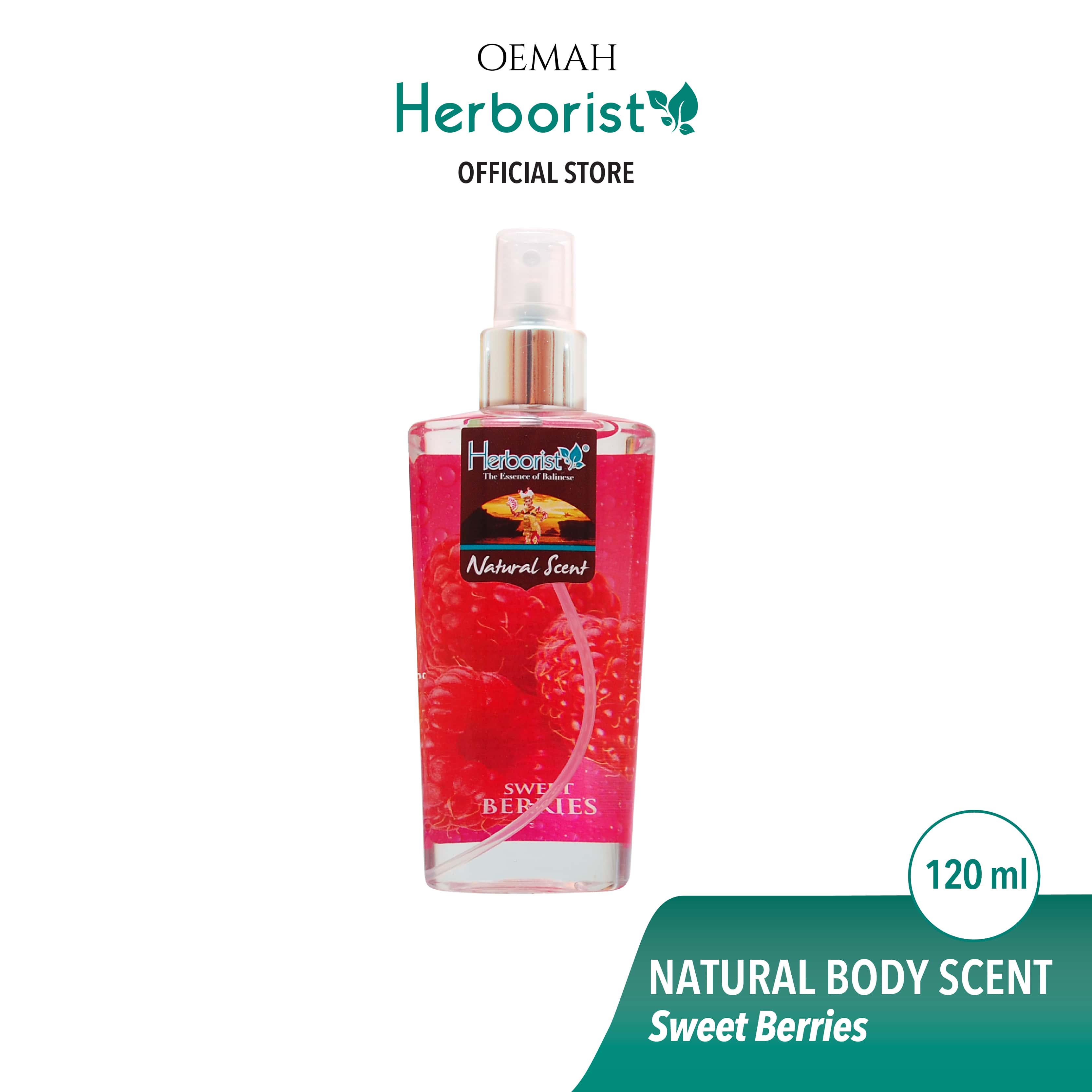 Jual Herborist Natural Body Scent Parfum Sweet Berries 120ml Indonesia