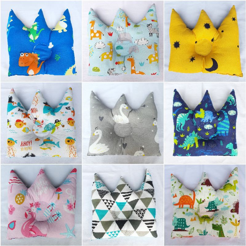 Bantal anti peyang/ bantal anti peyang mahkota/bantal bayi