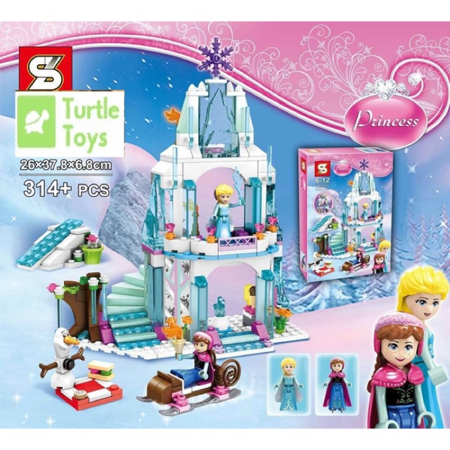 Jual Mainan Lego Frozen Elsa Anna Castle 314 Pcs | Shopee Indonesia