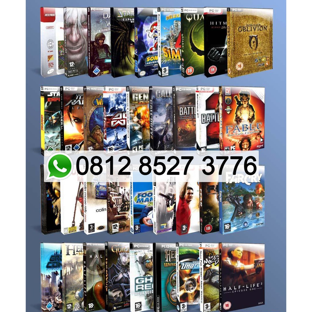 CD DVD KASET GAME PC LAPTOP WINDOWS Shopee Indonesia