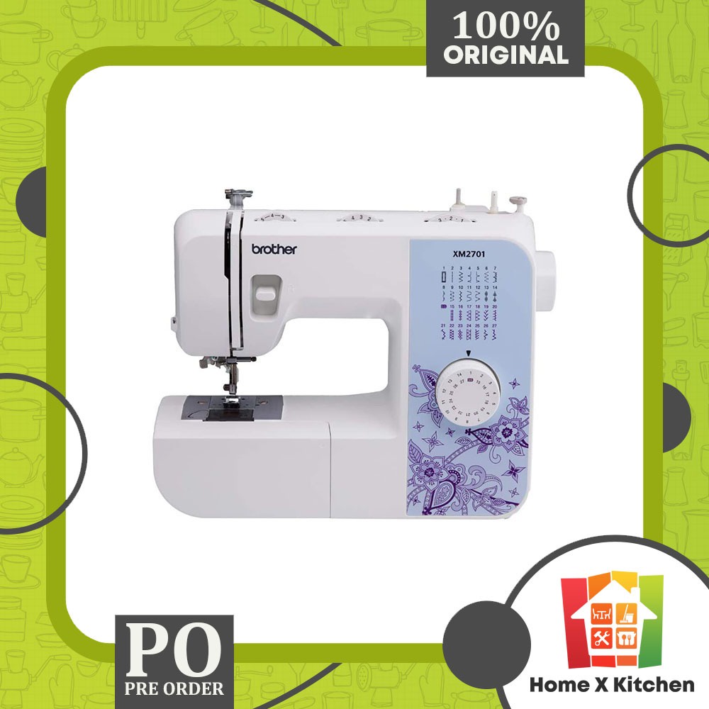 Jual Brother XM2701 Sewing Machine, Lightweight Ori & Termurah