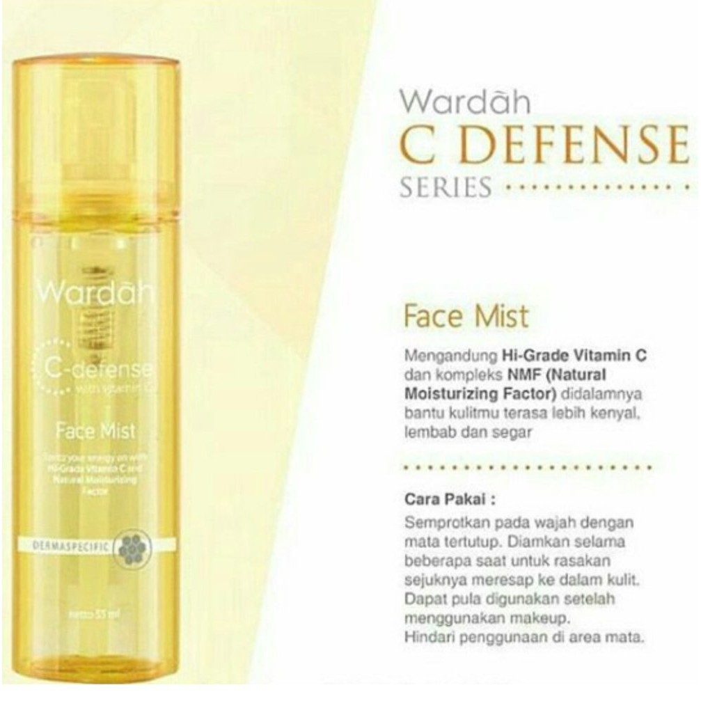 Wardah Lightening Face Mist Wardah Indonesia fungsi face mist wardah