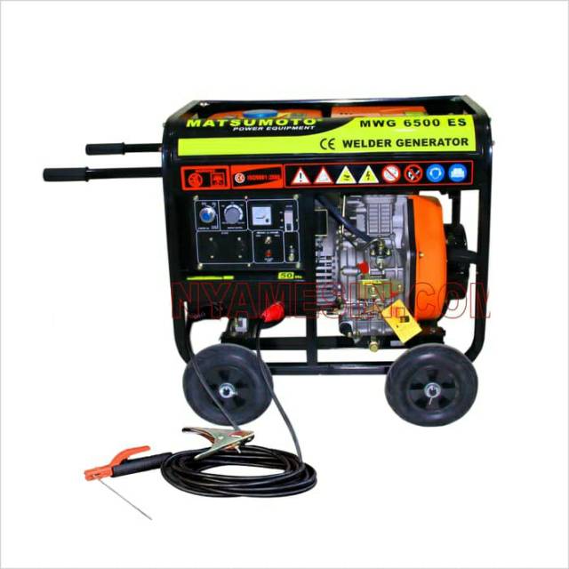 GENSET MULTI FUNGSI BISA LAS / WELDER GENERATOR MATSUMOTO (MWG 6500 ES) Shopee Indonesia