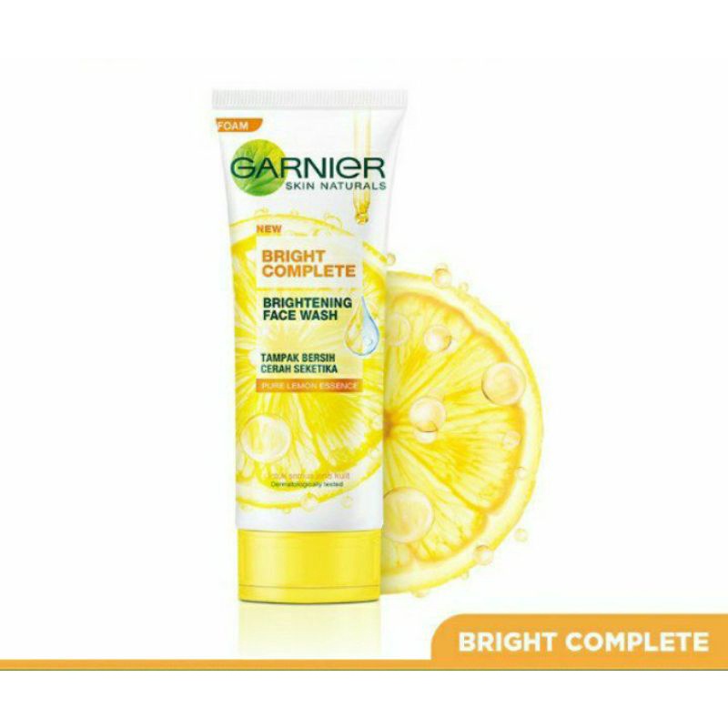 Jual [NEW] Garnier Bright Complete Brightening Foam 100 ml 50 ml Light