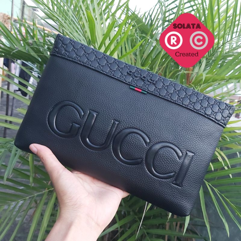 Tas tangan pria wanita handbag kulit pria gucci handbag gucci Shopee Indonesia