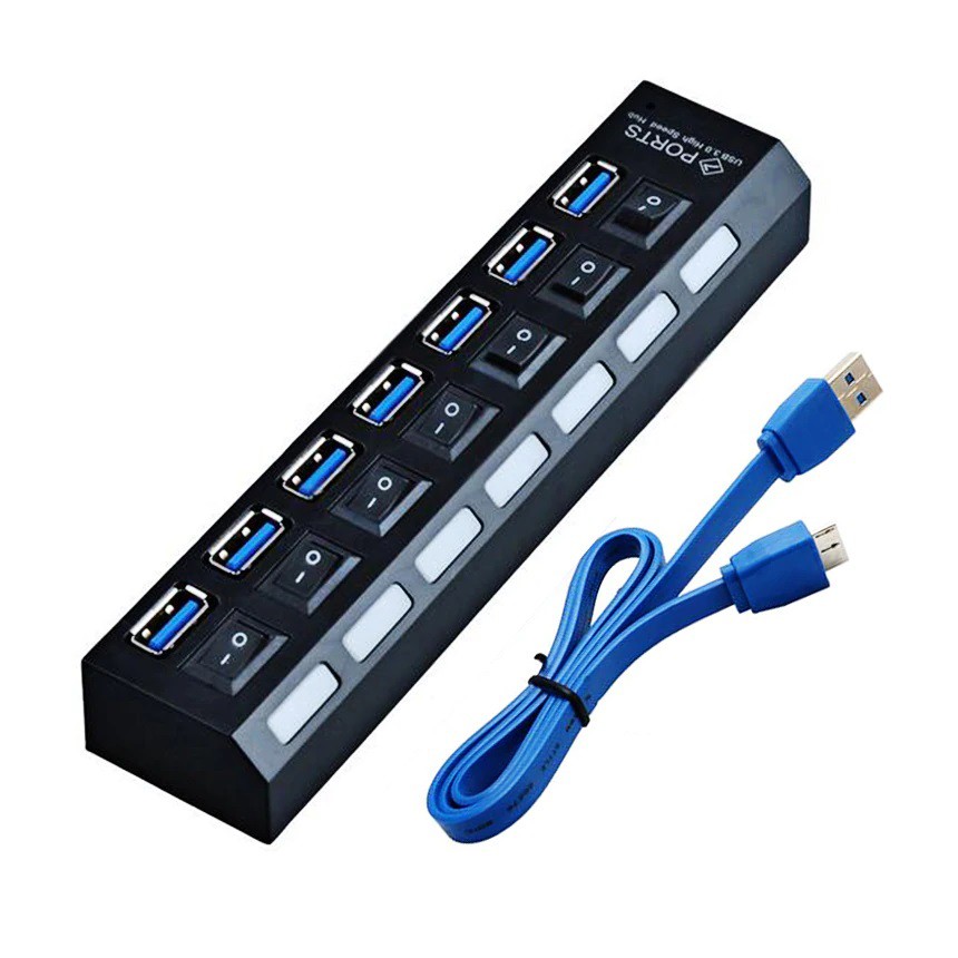 Jual Usb Hub 7 Port Usb 3.0 High Speed High Quality | Shopee Indonesia