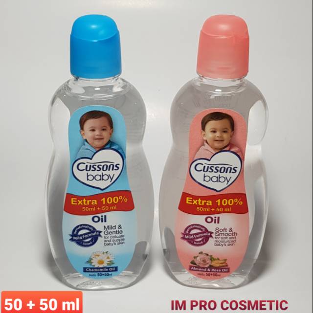 Jual Cussons Baby Oil 50 + 50 ml. Shopee Indonesia