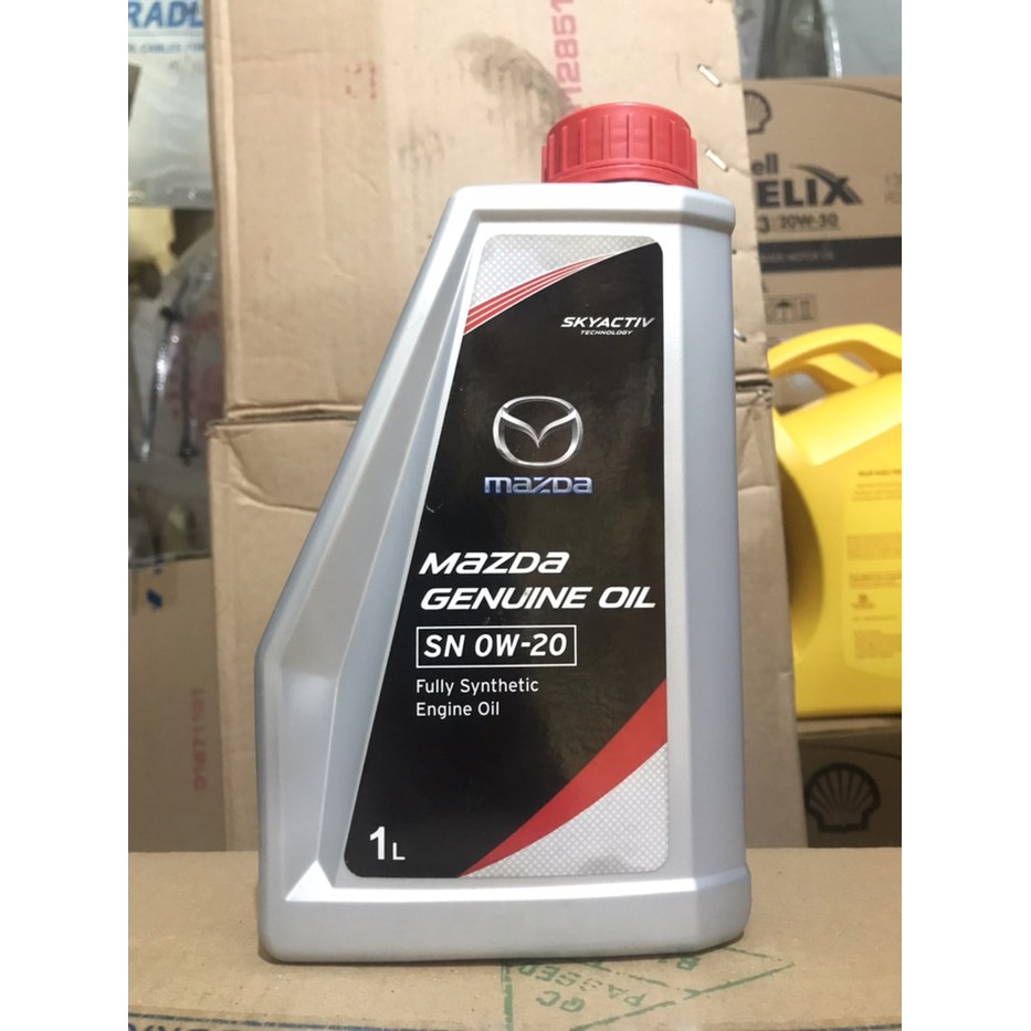 Jual Oli Mazda Genuine Oil Api Sn Sae 0W-20 Fully Synthetic Isi 1 Liter Indonesia|Shopee Indonesia