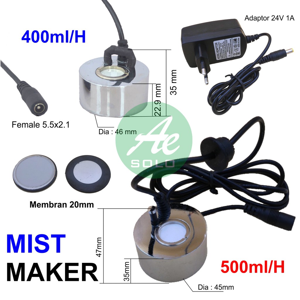 Harga Mist Maker Ultrasonic 12 Mata Terkait Mata