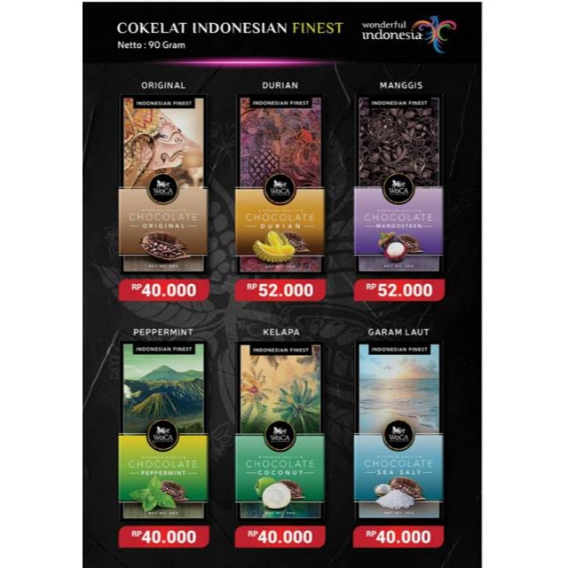 Jual Woca Coklat Original Premium Chocolate 90 Gram | Shopee Indonesia