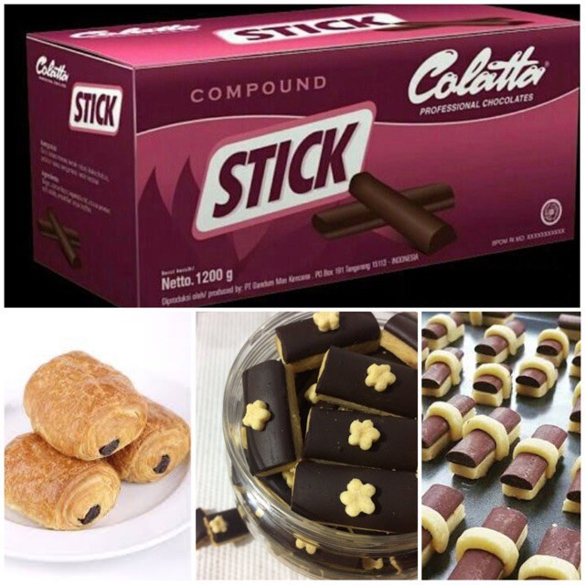 Jual Cokla Colatta Stick 1.2Kg / Chocolate Stick Baked Stable / Stik Tahan Panggang / Cokelat Pagar | Shopee Indonesia