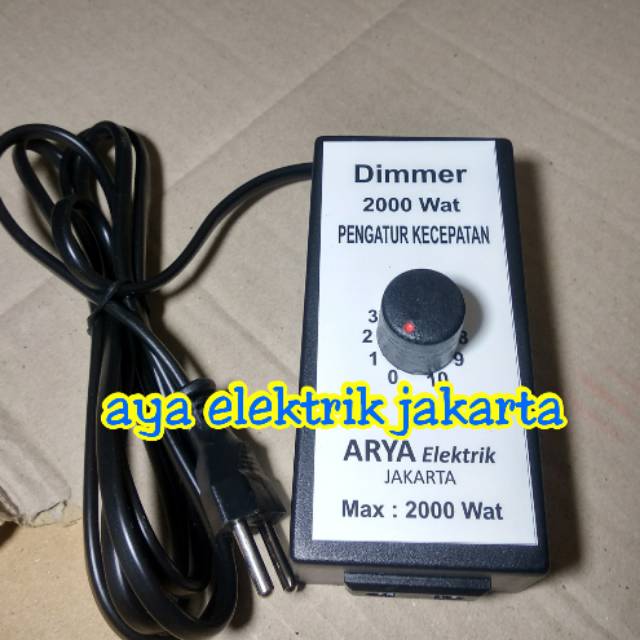 Dimmer 2000w 2000 watt pengatur kecepatan dinamo bor gerinda kipas lampu stop DIMMER SCR 2000
