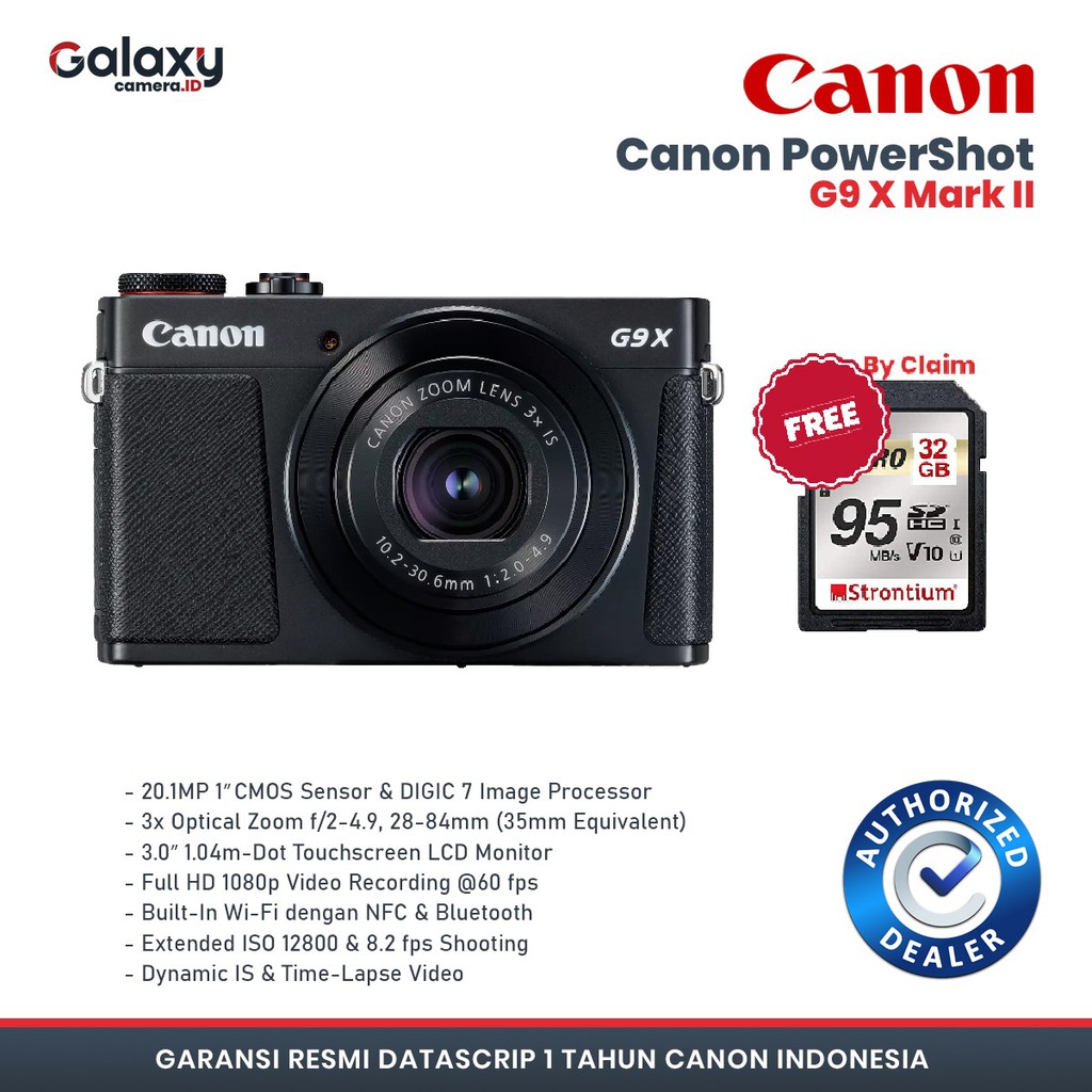 Jual Canon Powershot G9 X Mark Ii | Shopee Indonesia