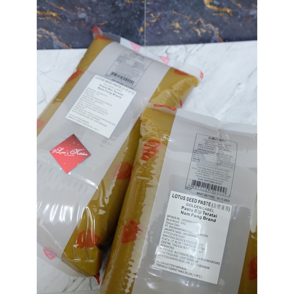 Jual WHITE LOTUS PASTE 5 KG NAM FONG (ISIAN MOONCAKE WHITE LOTUS
