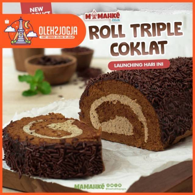 Jual Roll Cake Mamahke Jogja Bolu Gulung Keju Cokelat Tiramisu Shopee