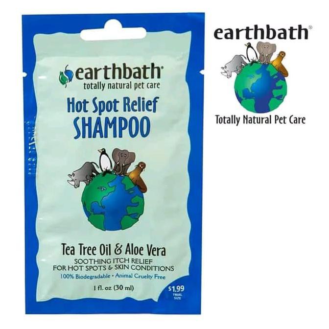 Jual Yang Dicari] Earthbath Hot Spot Relief Shampoo Tea Tree Oil & Aloe