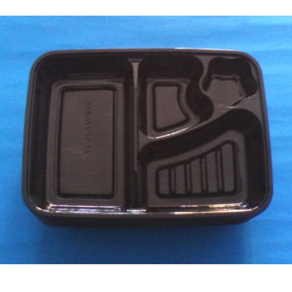 Jual Paling Diburu! Box Bento ( Coklat/Hitam ) Isi 50Pcs Nasi Kotak Makan Bekal Katering Mika Pa Sekat 4 | Shopee Indonesia