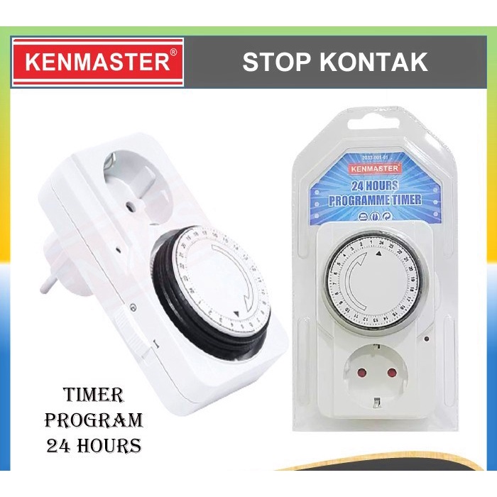 Jual TIMER ANALOG LISTRIK 220V KAISER TIMER LISTRIK MANUAL 24 JAM