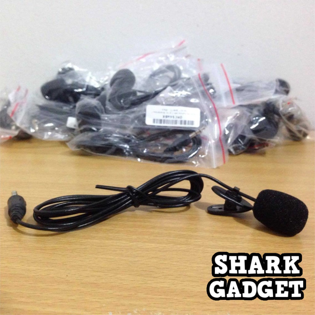 Jual Microphone Mic Clip On External for Hp / Laptop ( Mic jepit Kabel