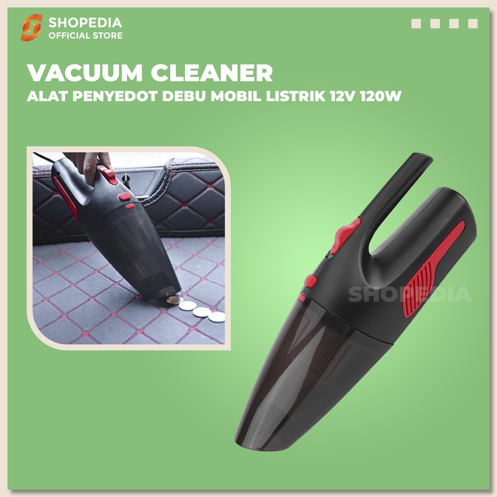Vacuum Cleaner Penyedot Debu Mobil 12V 120W Shopee Indonesia