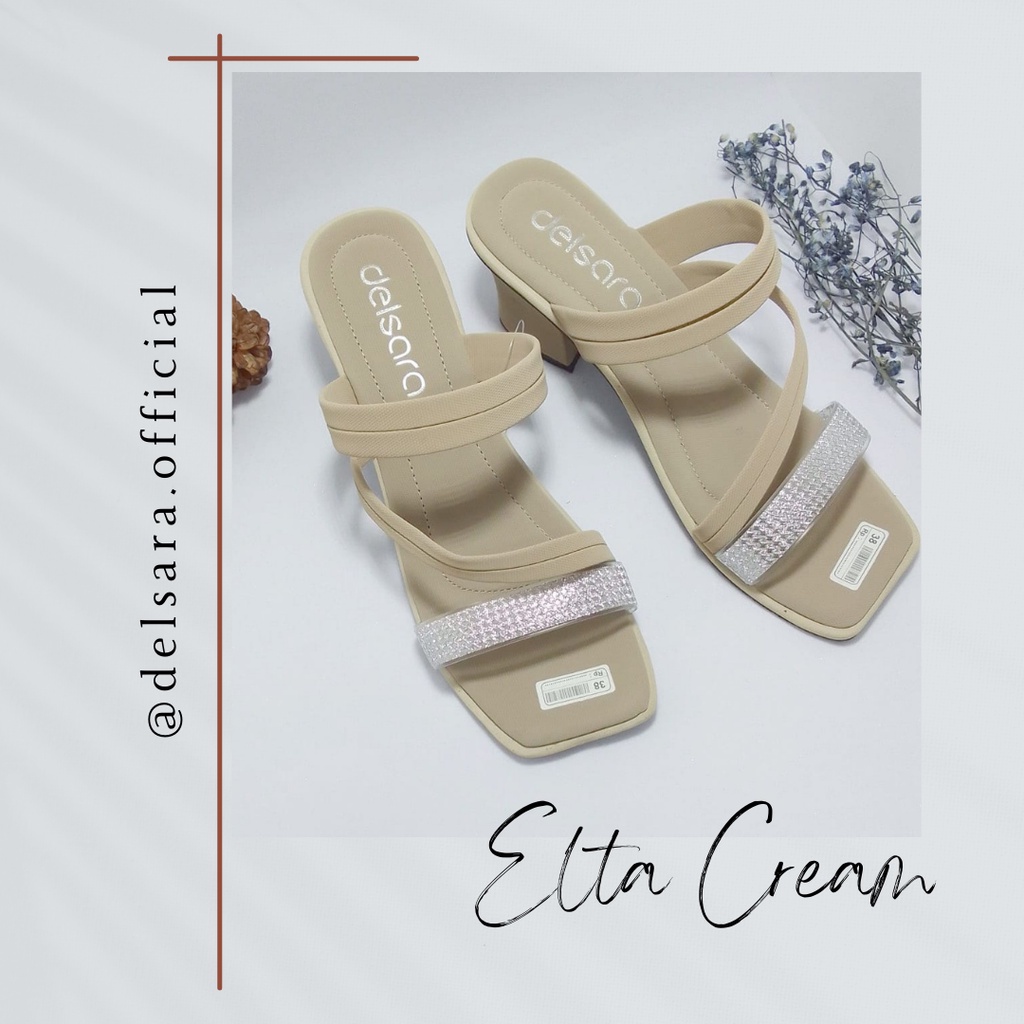 Jual SANDAL HIGH HEELS MURAH Sandal Wanita ELTA by Delsara HEEL PESTA