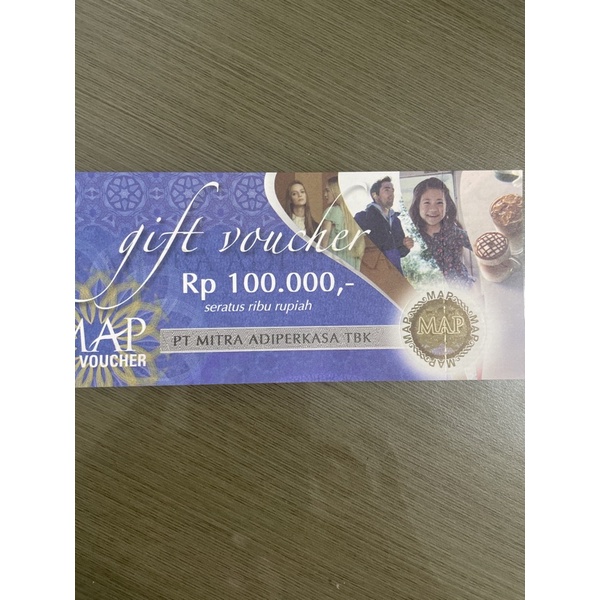 Jual MAP Gift Voucher Indonesia