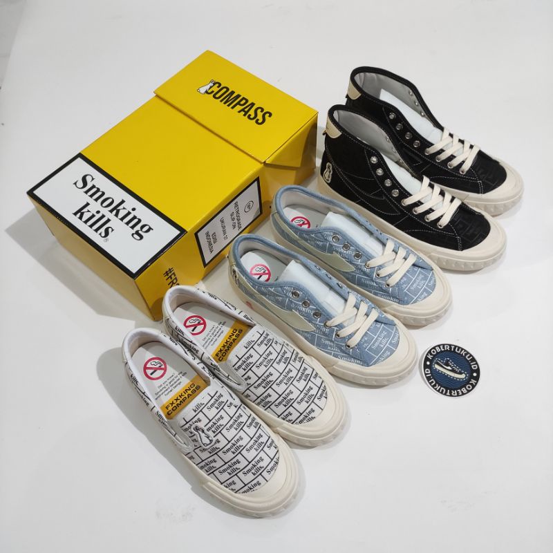Jual Sepatu Compass x Fxxking Rabbits FR2 Smoking Kills Indonesia