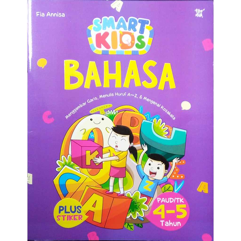 Buku Anak TK/PAUD/BALITA SMART KIDS BAHASA 45 TAHUN