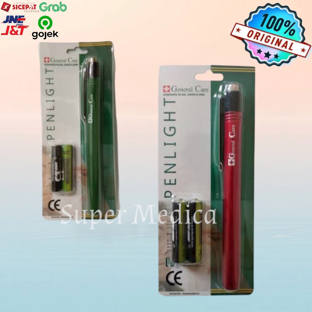 Jual Penlight GC Cahaya Kuning/Putih Penlight General Care Lampu