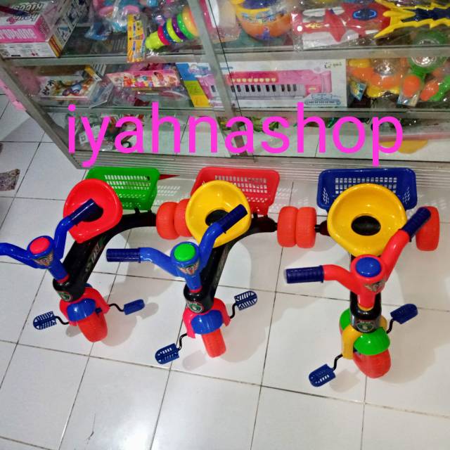SALE SEPEDA RODA TIGA PLASTIK MURAH / MUSIC Shopee Indonesia