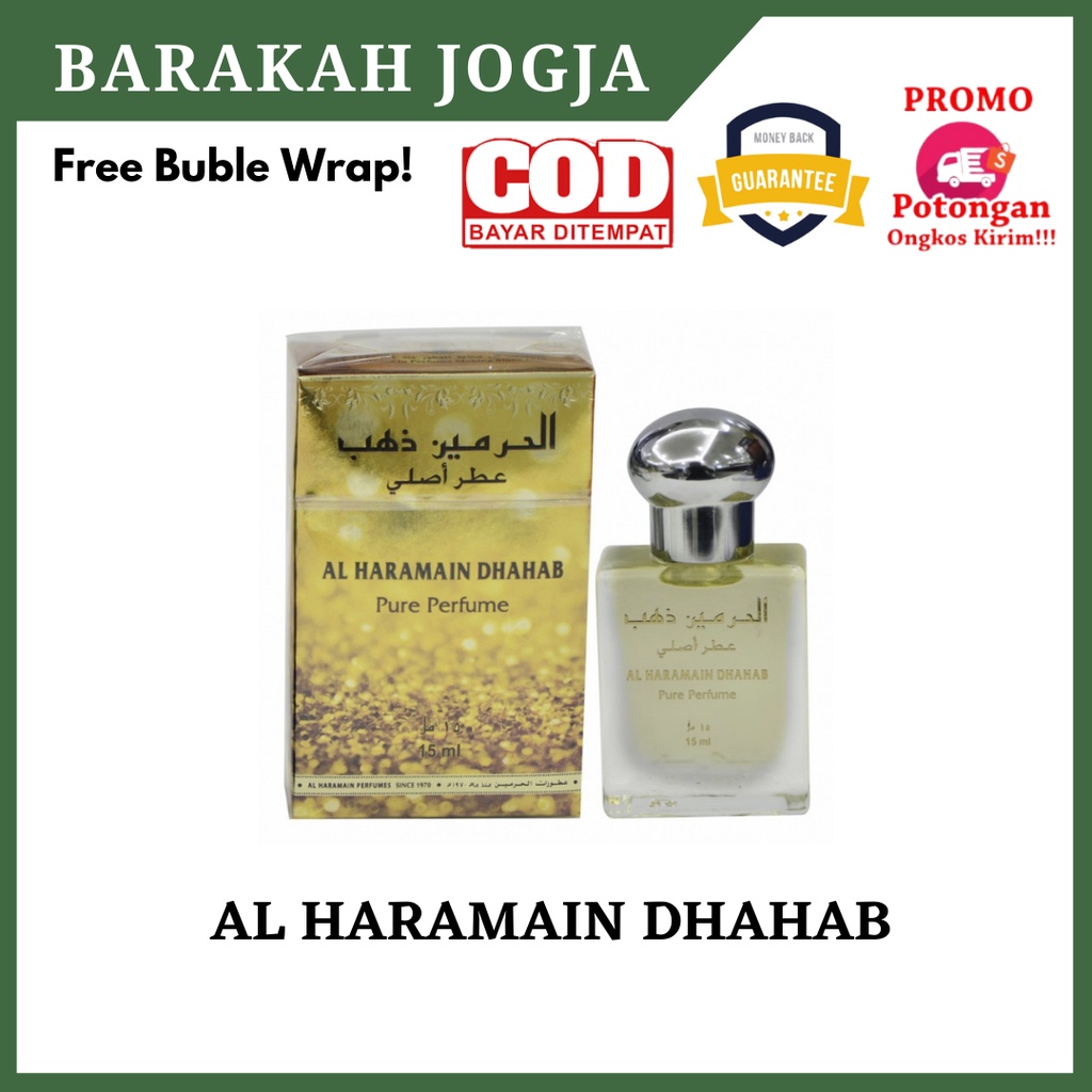 Jual Parfum Al Haramain Dhahab 15ml Non Alcohol Parfum Arab original