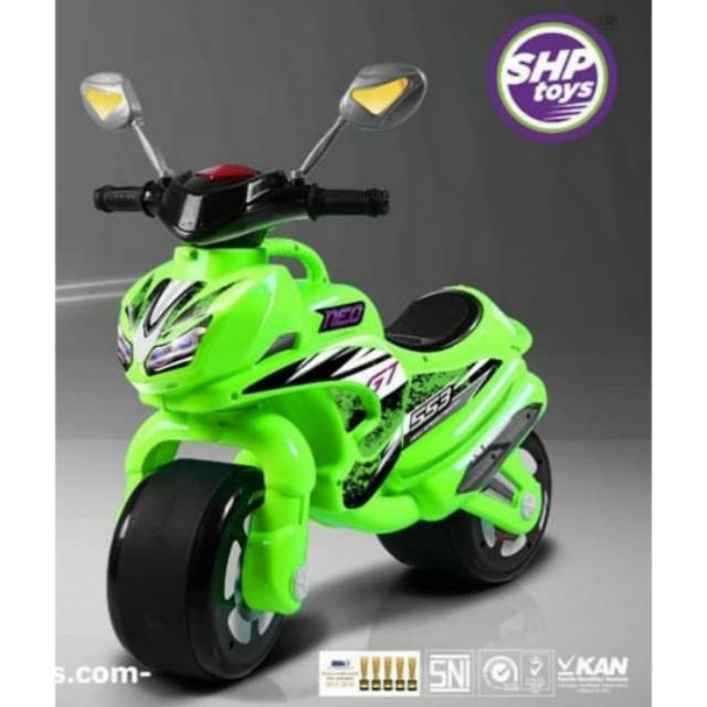 Jual Shp Neo Mainan Anak Mainan Motor Balap Motor Roda 2 Mainan Dorong Anak Mainan Motor Motoran | Shopee Indonesia
