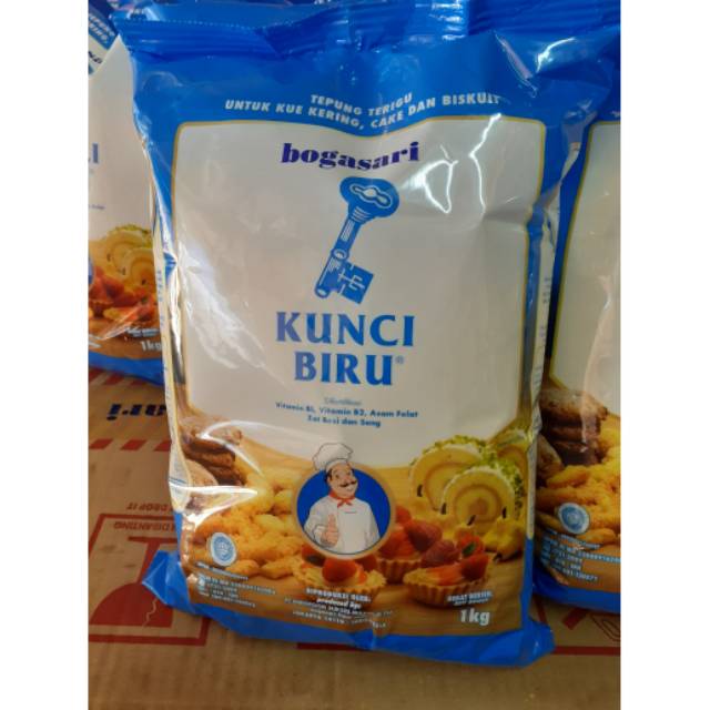 TEPUNG TERIGU KUNCI BIRU 1KG /TERIGU BOGASARI Shopee Indonesia
