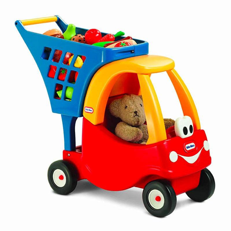 Jual Mainan Anak Little Tikes Cozy Coupe Shopping Cart / Pink / Red | Shopee Indonesia