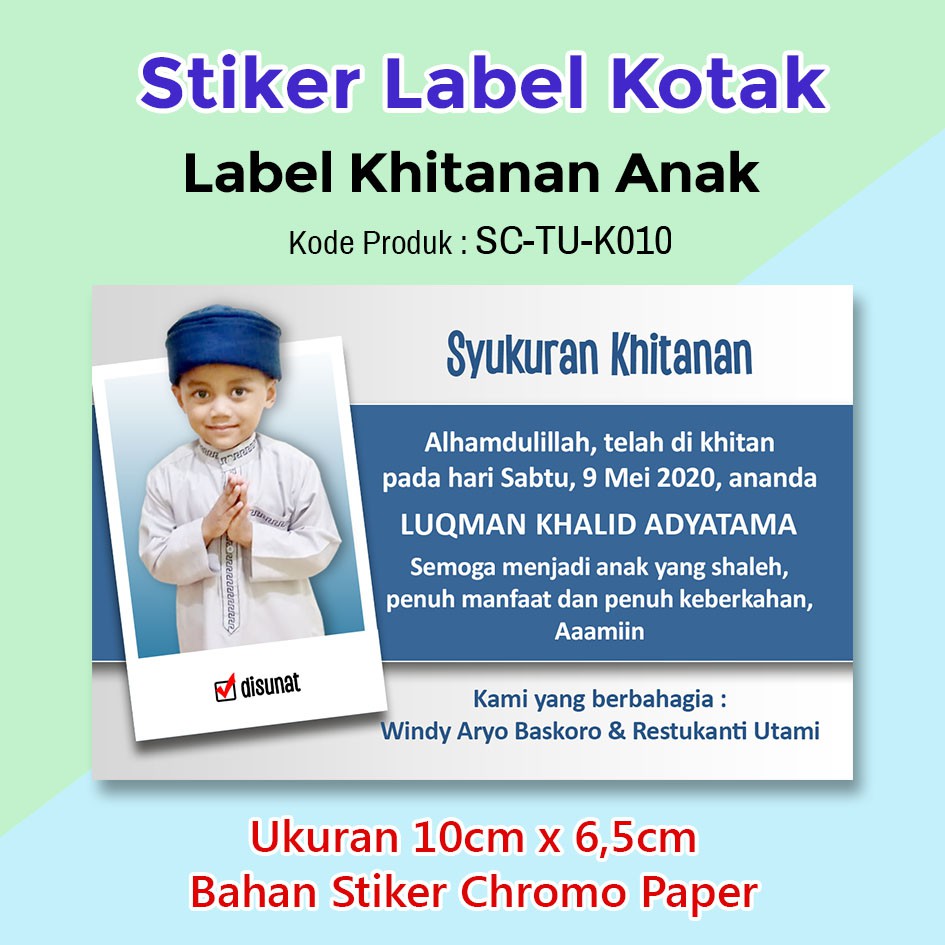 Download Label Sukuran 4 Bulan / kartu ucapan tasyakuran