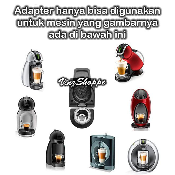 Jual Adapter Dolce Gusto Untuk Pakai Kapsul Nespresso Di Mesin Dolce Gusto | Shopee Indonesia