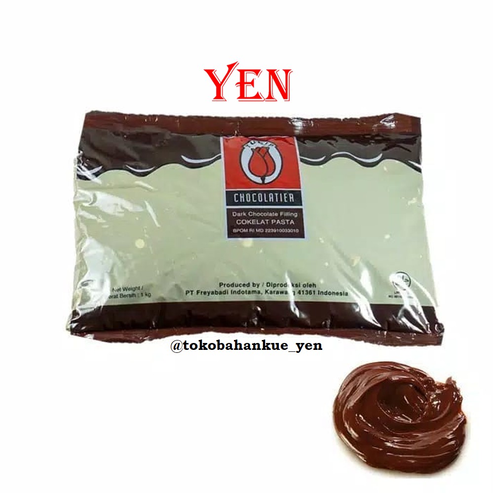 Jual Tulip Coklat Filling / Coklat Filling Tulip / Selai Coklat 1Kg | Shopee Indonesia
